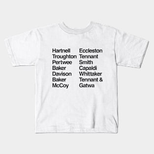 All the doctors Kids T-Shirt